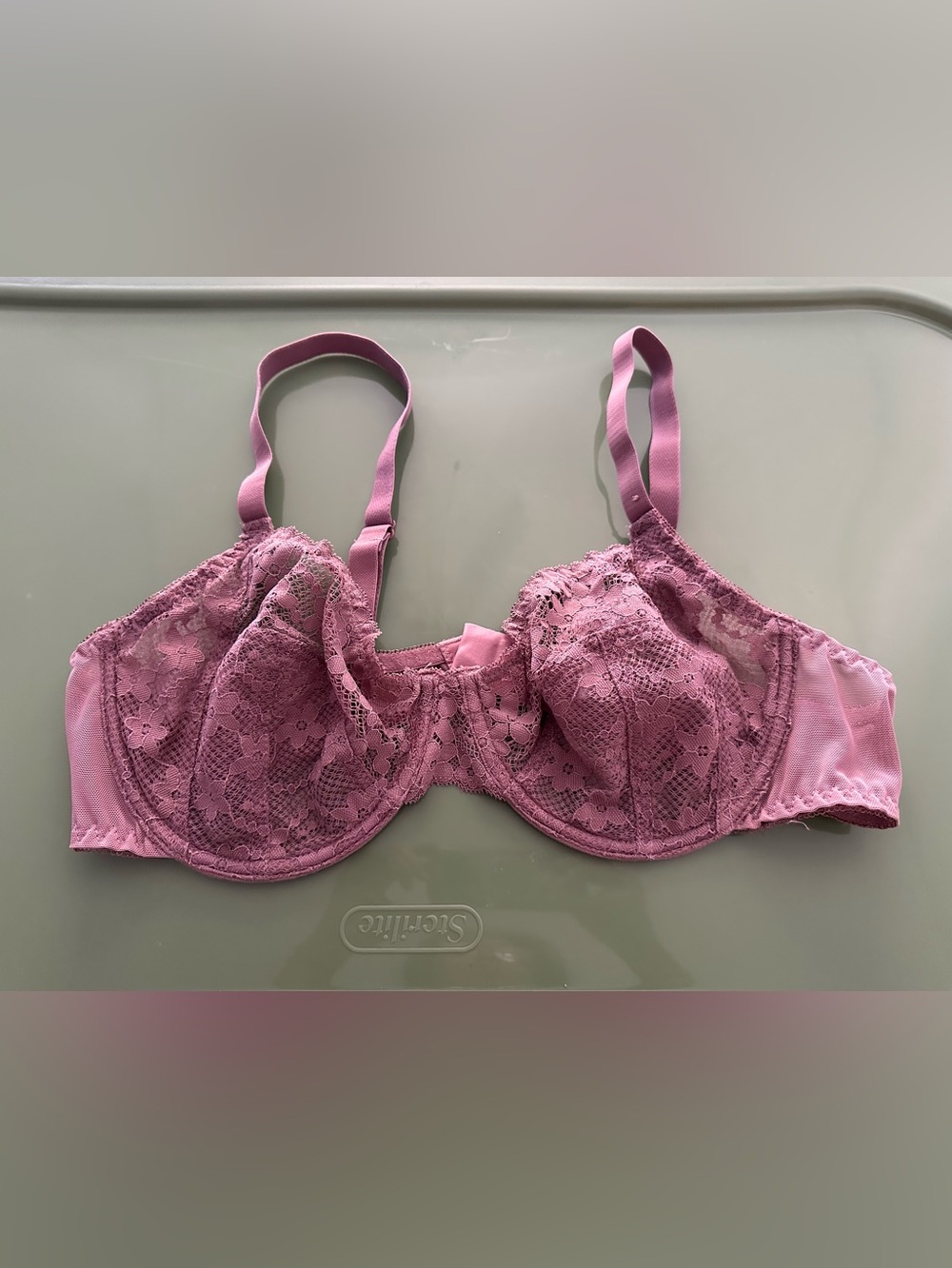 Secret Possessions Lace Underwire Bra - Mauve Pink